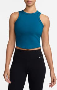 Nike One Fitted Dri-FIT Cropped Tank Top