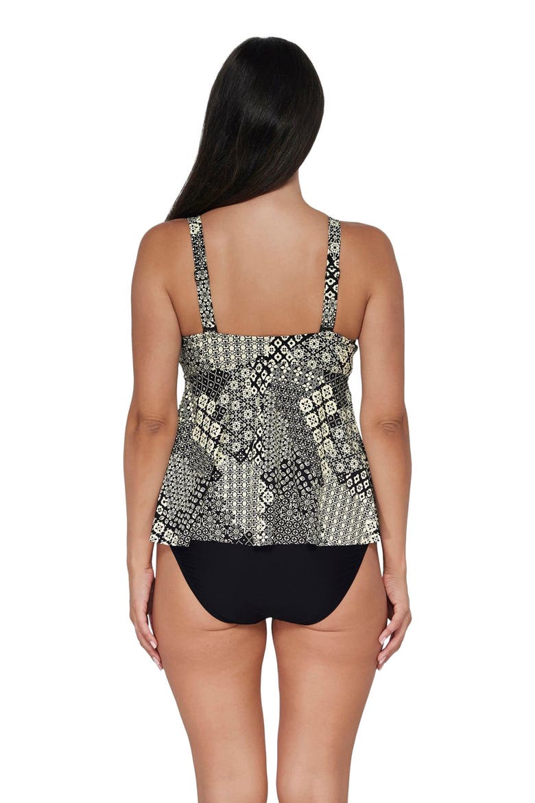 Marin Tankini Swimsuit Top, Alternate, color, Venice Seagrass Texture