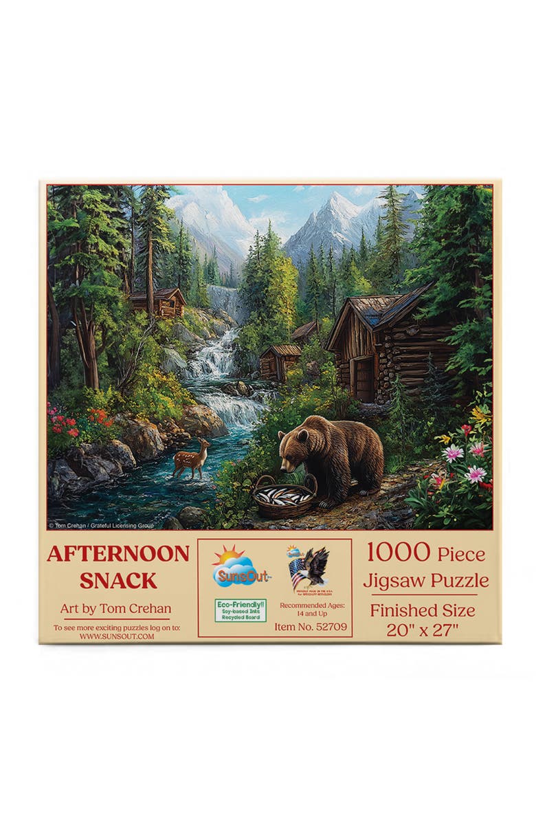 Sunsout Afternoon Snack 1000 piece Jigsaw Puzzle for Adults, Alternate, color, Multicolor