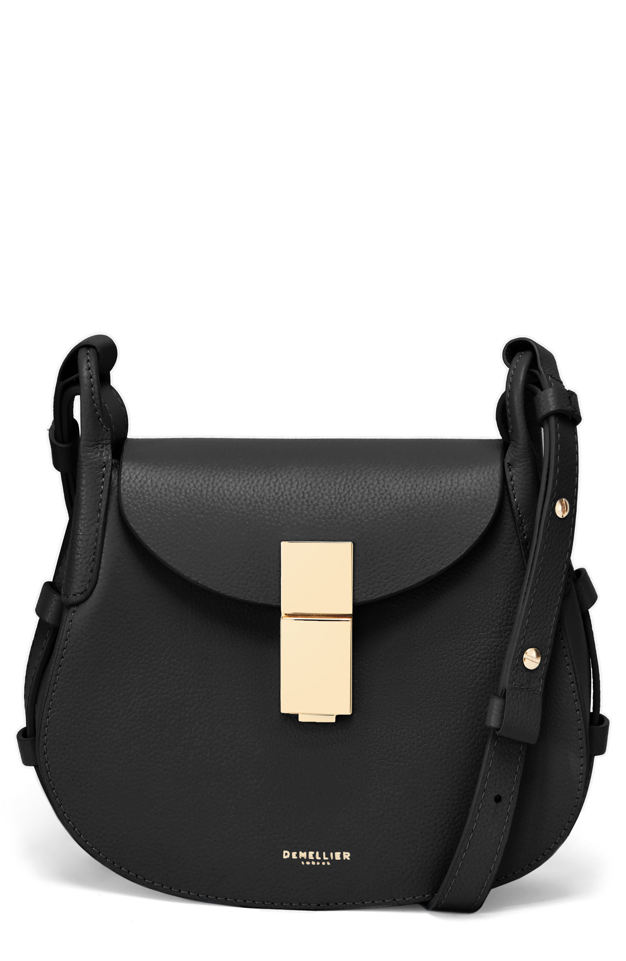 DeMellier Mini Lausanne Leather Crossbody Bag, Main, color, 