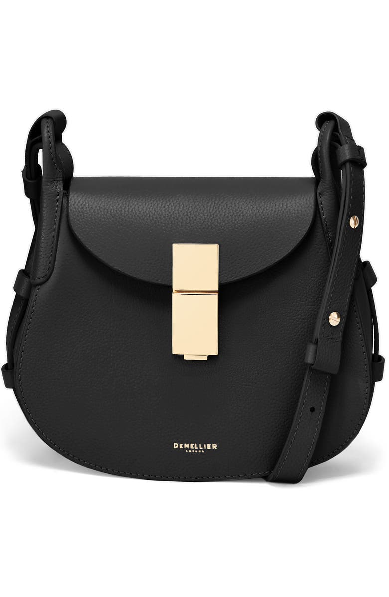 DeMellier Mini Lausanne Leather Crossbody Bag, Main, color,