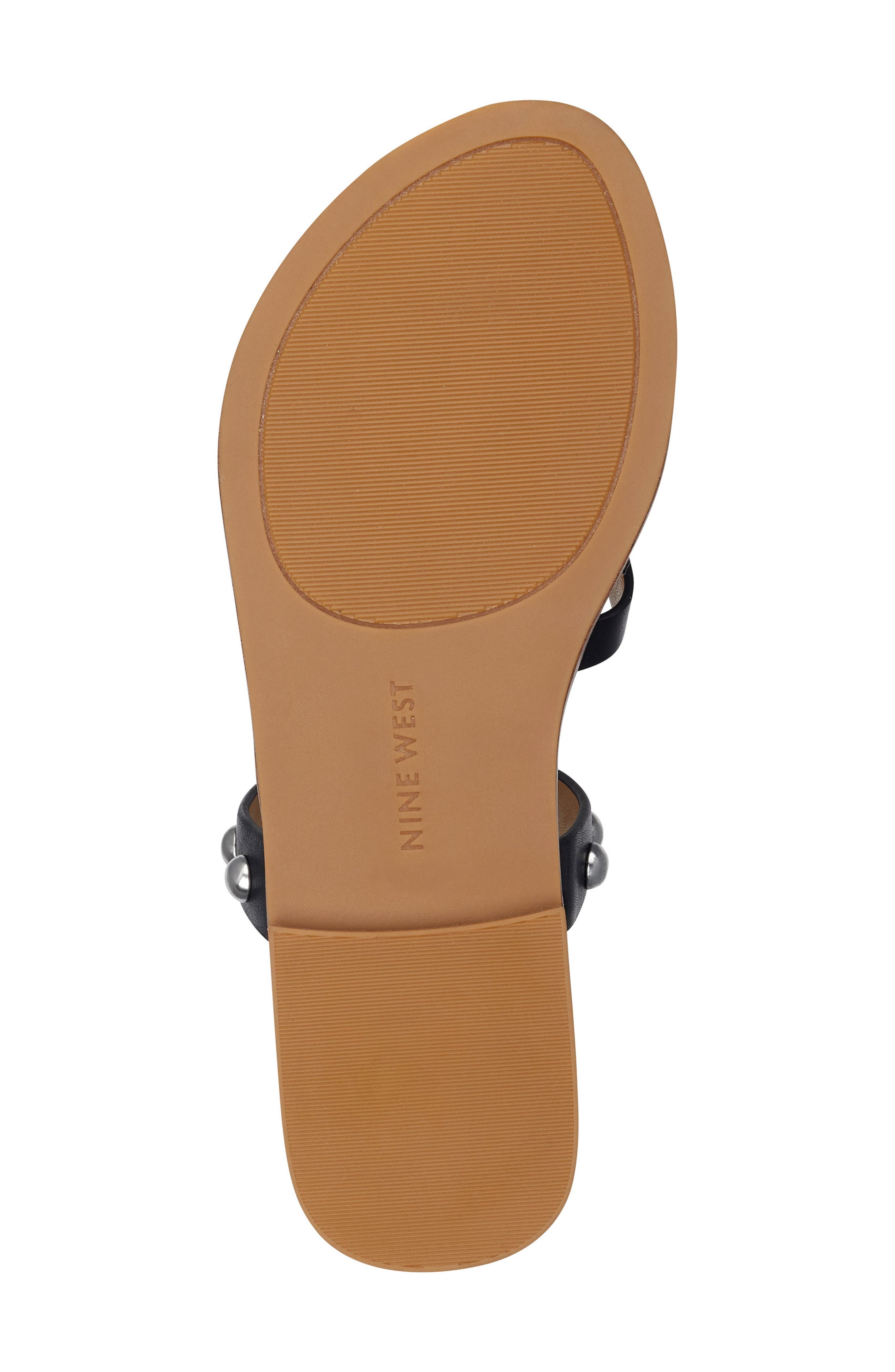 Nine West Clara Studded Toe Loop Sandal, Alternate, color, 