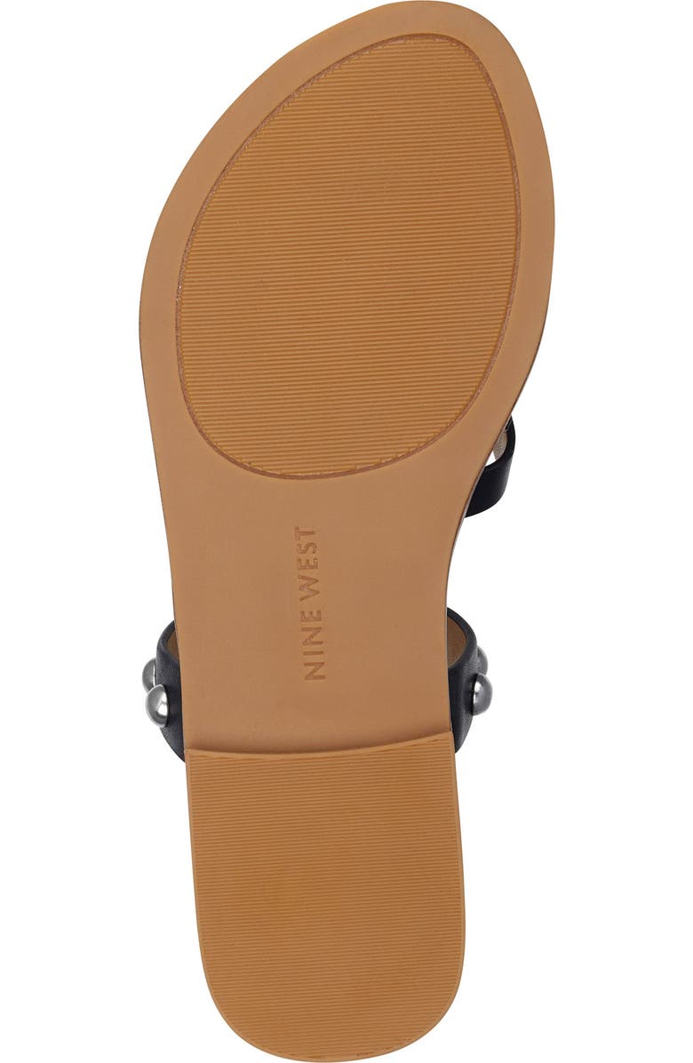 Nine West Clara Studded Toe Loop Sandal, Alternate, color,