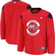 FANATICS Men's Fanatics Red Washington Capitals Home Practice Jersey