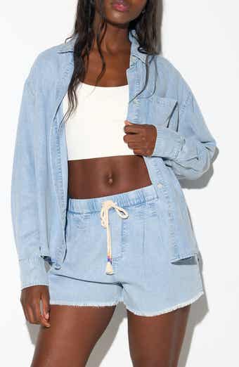 Spiritual Gangster Beaudry Oversize Chambray Button-Up Shirt