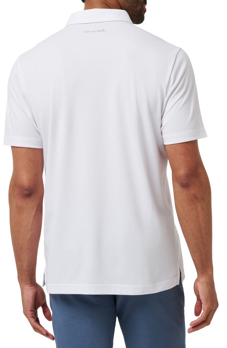 TravisMathew Jungle Gallivant Polo, Alternate, color, White
