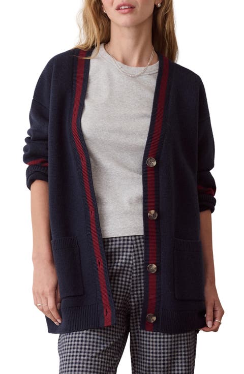 Varsity Long Cardigan