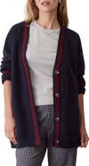 Marine Layer Varsity Long Cardigan