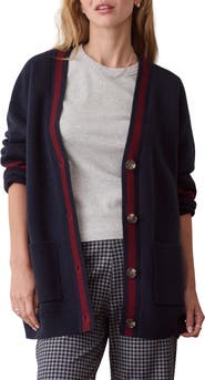 Marine Layer Varsity Long Cardigan