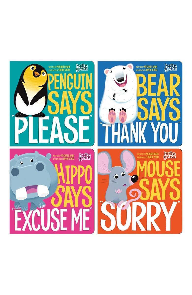 Kaplan Early Learning First Manners Board Books - Set of 4, Main, color, Multicolor