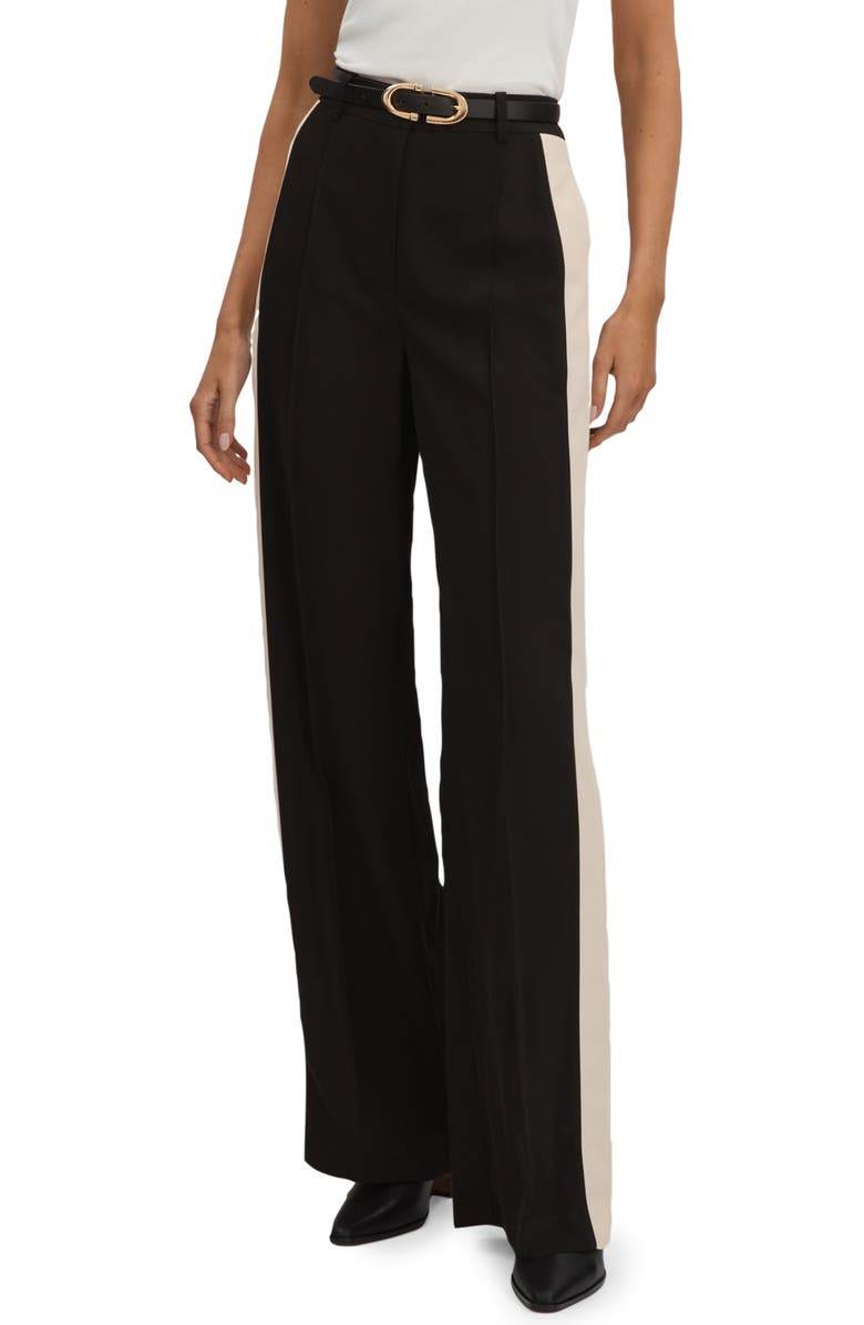 Reiss Pam Stripe Wide Leg Pants, Main, color,