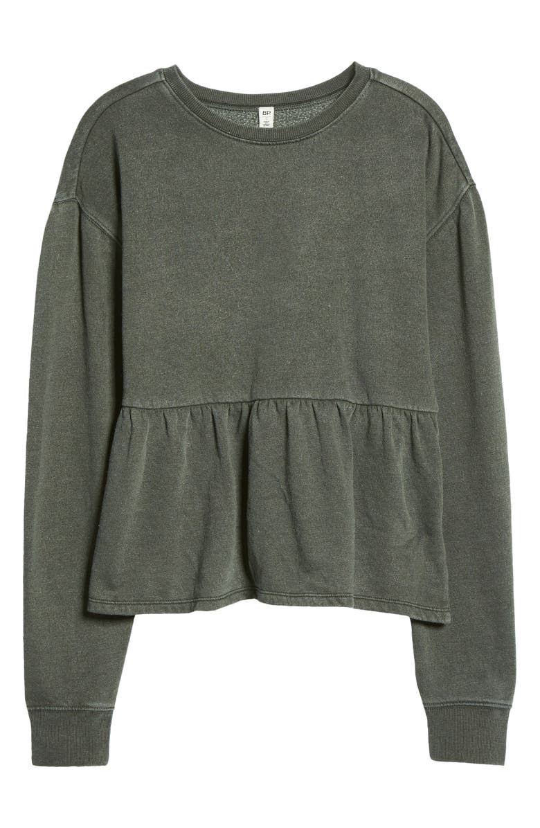 BP. Ruffle Crop Babydoll Top, Alternate, color, 