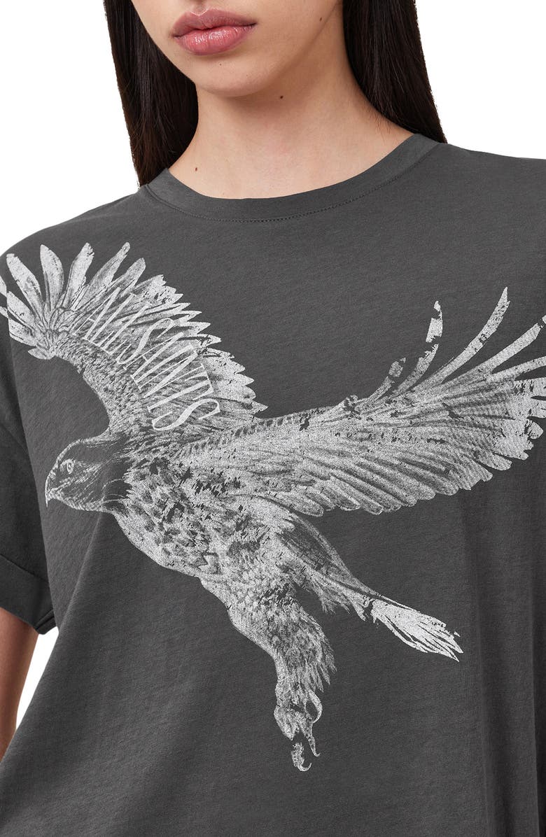 AllSaints Flite Briar Graphic T-Shirt, Alternate, color, Washed Black