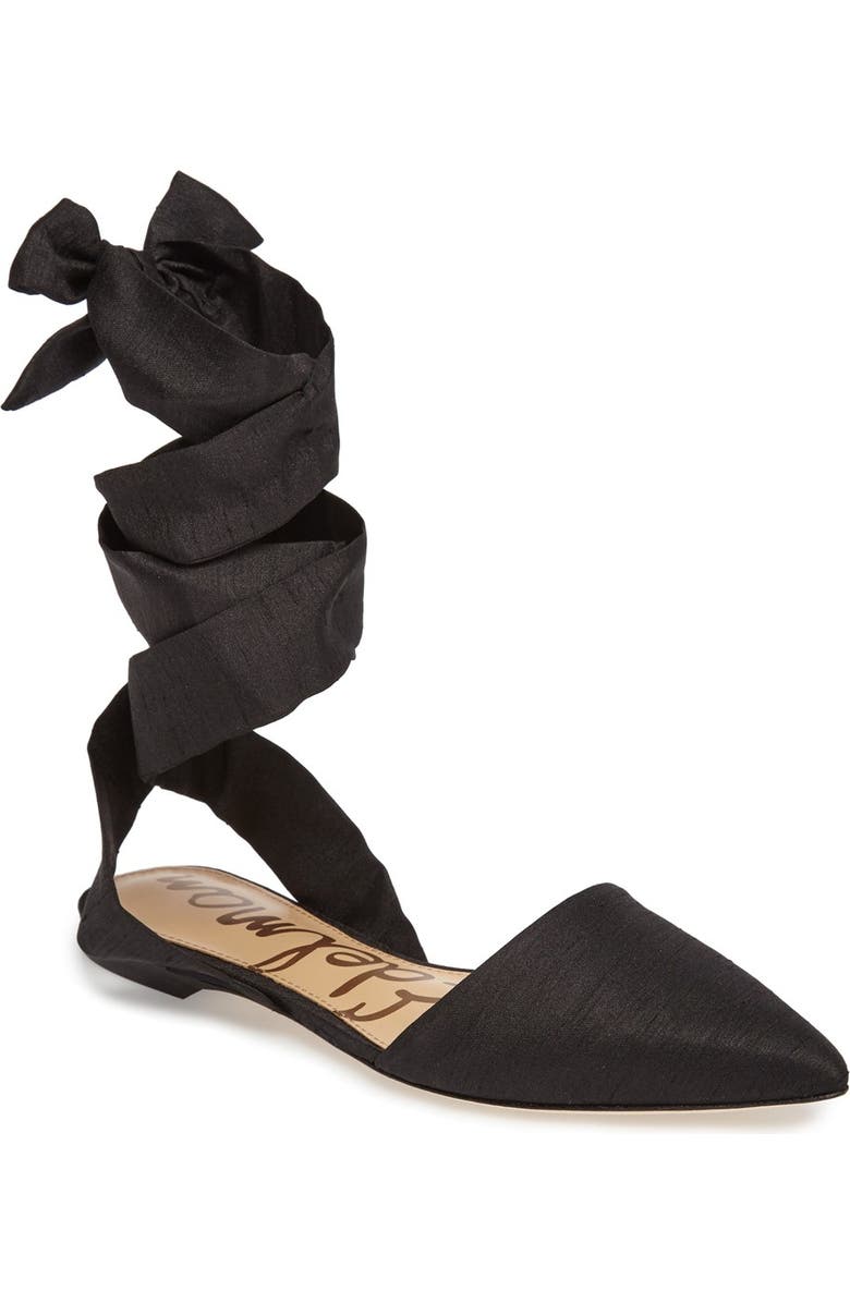 Sam Edelman Brandie Lace-Up Flat, Main, color,