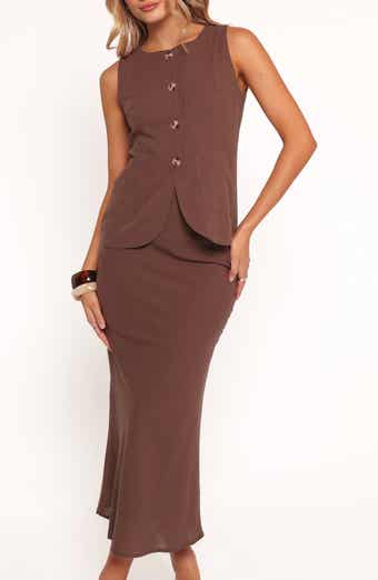 Petal & Pup Two-Piece Vest and Maxi Skirt Vest