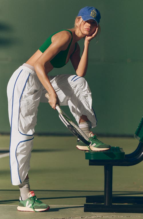 Free People Fp Movement Track Star Pants In White Combo