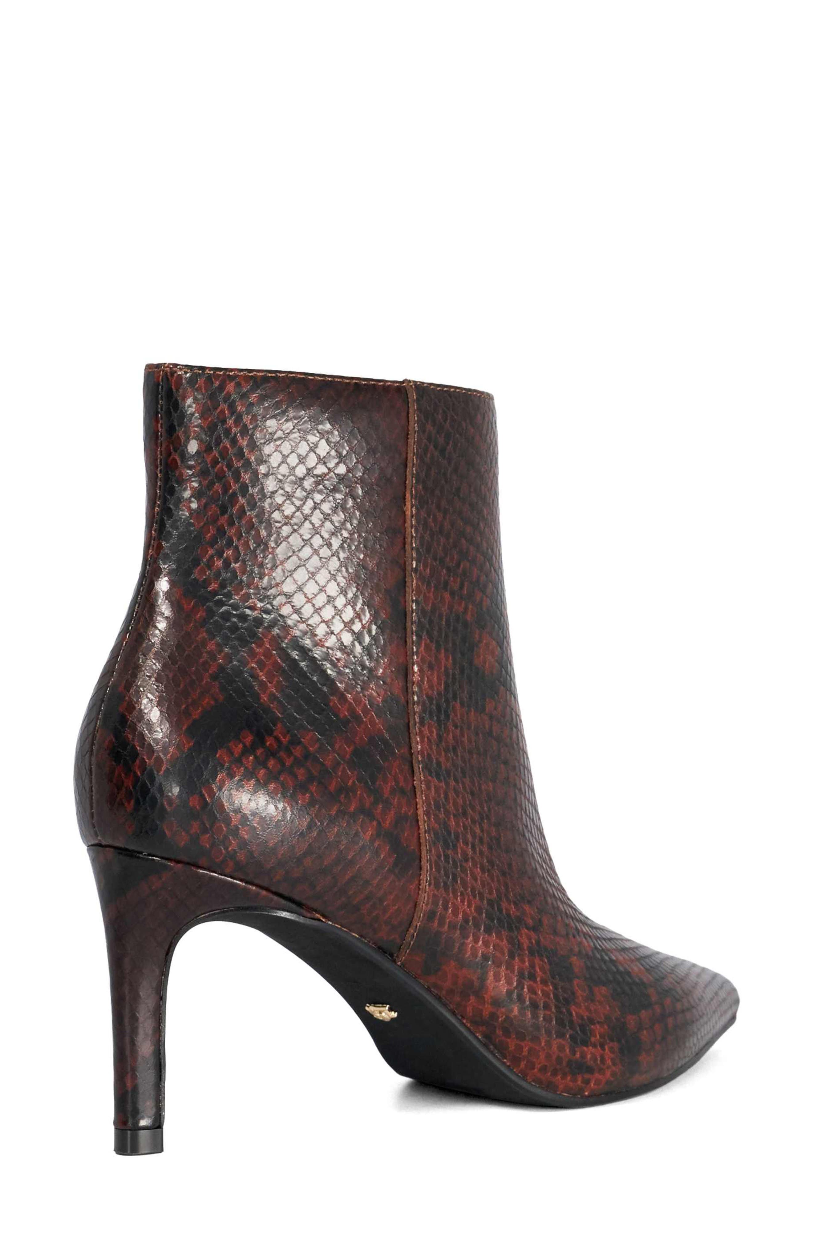 Obsessively Pointed Toe Bootie, Alternate, color, BROWN