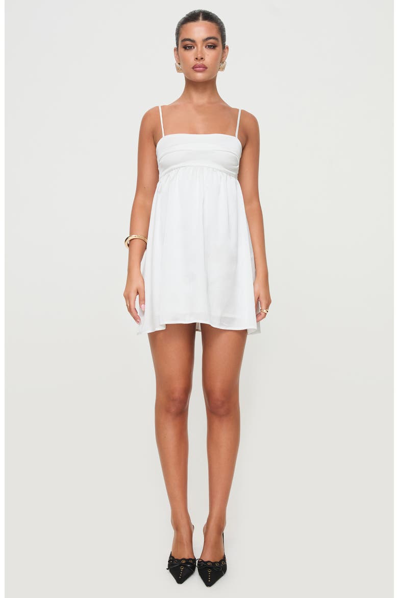 Ortega Minidress, Alternate, color, WHITE