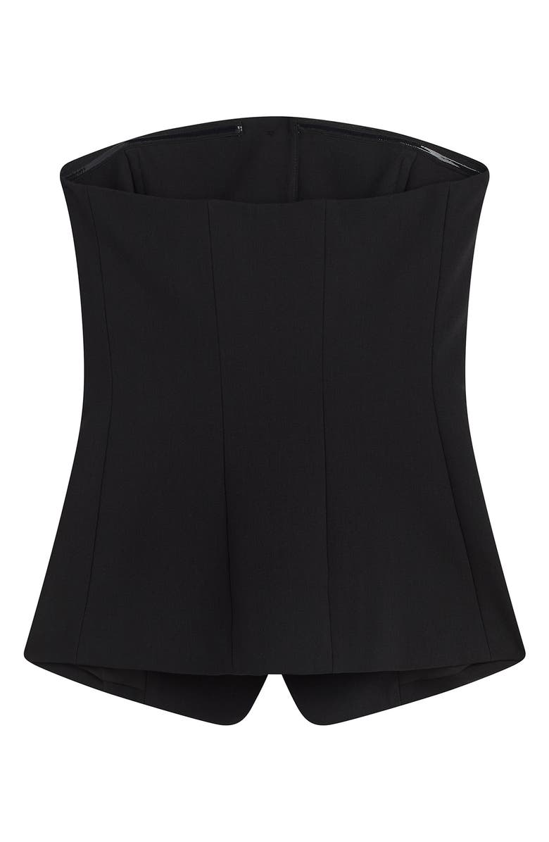Favorite Daughter Missed Your Chance Bustier Strapless Top, Alternate, color, Black