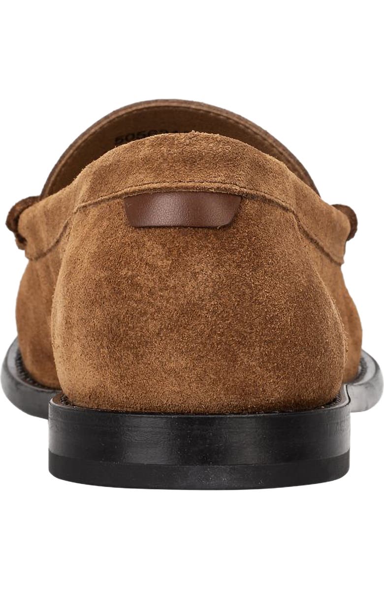 BOSS Tevan Moc Toe Penny Loafer, Alternate, color, Brown