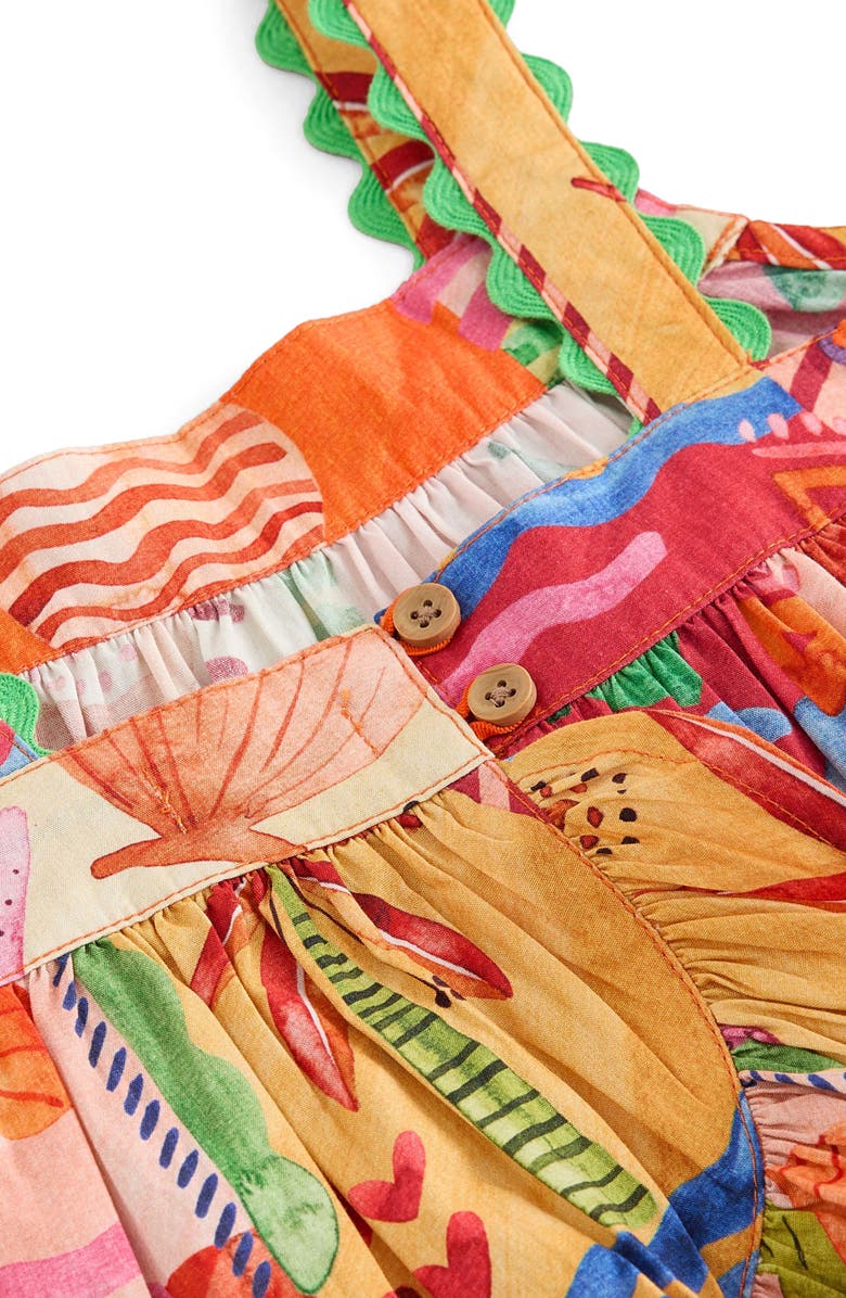 NEXT Kids' Postcard Print Tank & Wide Leg Pants Set, Alternate, color, Red