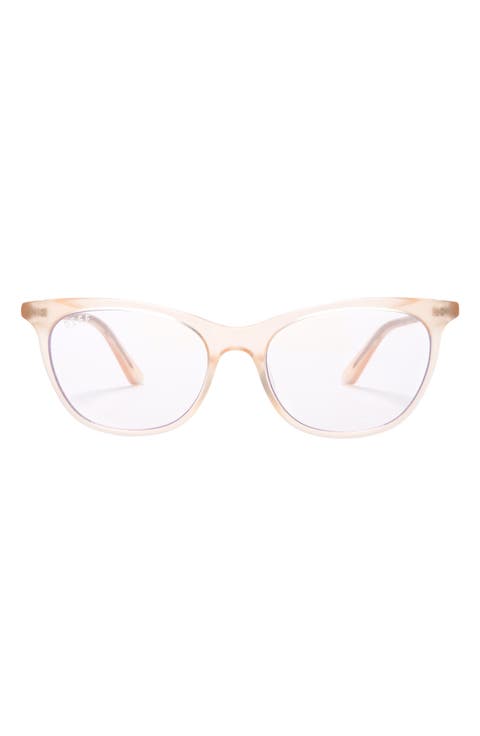 Jade 51mm Blue Light Blocking Cat Eye Glasses
