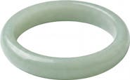 seree Smoke Opaque Green Jade Stone Bangle