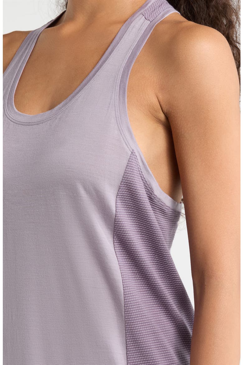 Active Mesh Racerback Tank, Alternate, color, PURPLE STORM HEATHER