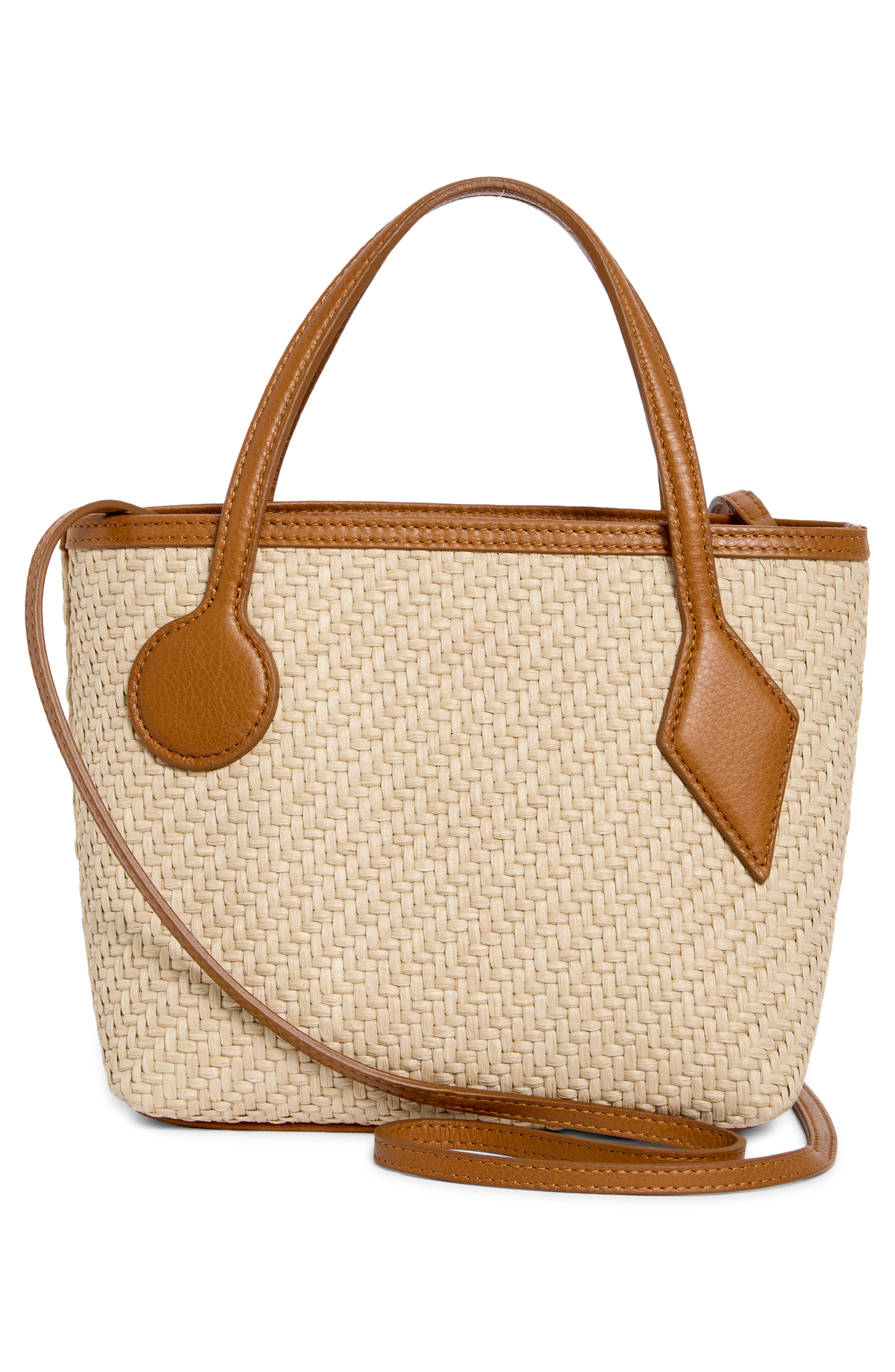 LIFFNER Sprout Micro Raffia Tote, Alternate, color, Beige