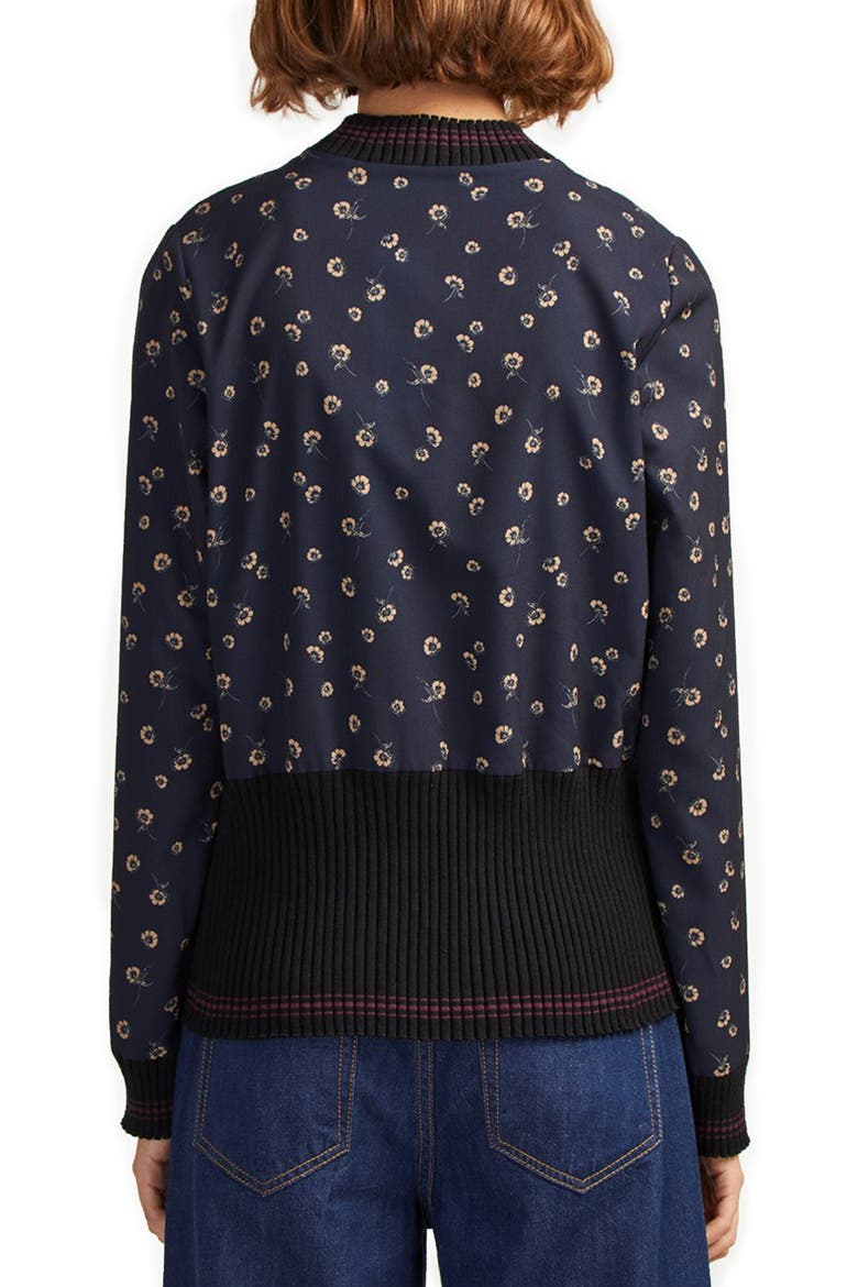 Mahi Knit Top, Alternate, color, UTILITY BLUE/ GOLD