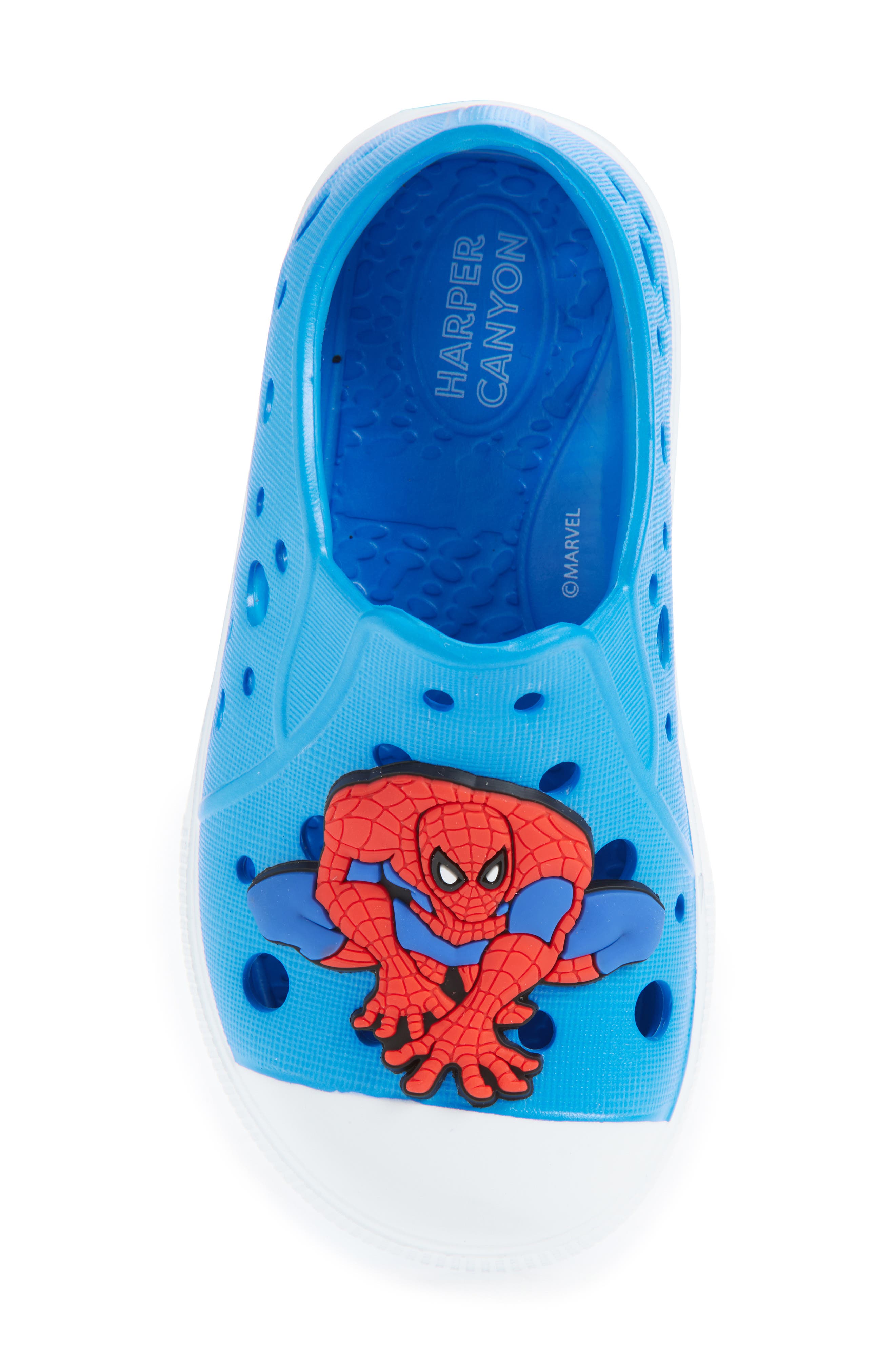Harper Canyon Kids' Spider-Man Water Shoe, Alternate, color, Blue