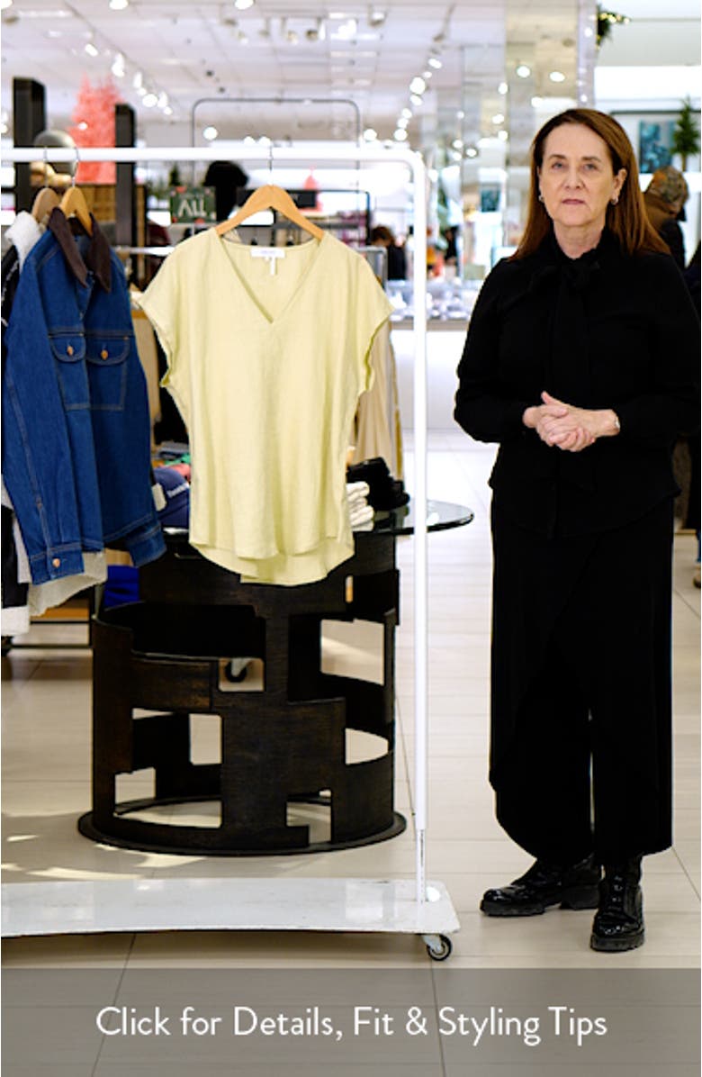 V-Neck Linen Top, sales video thumbnail