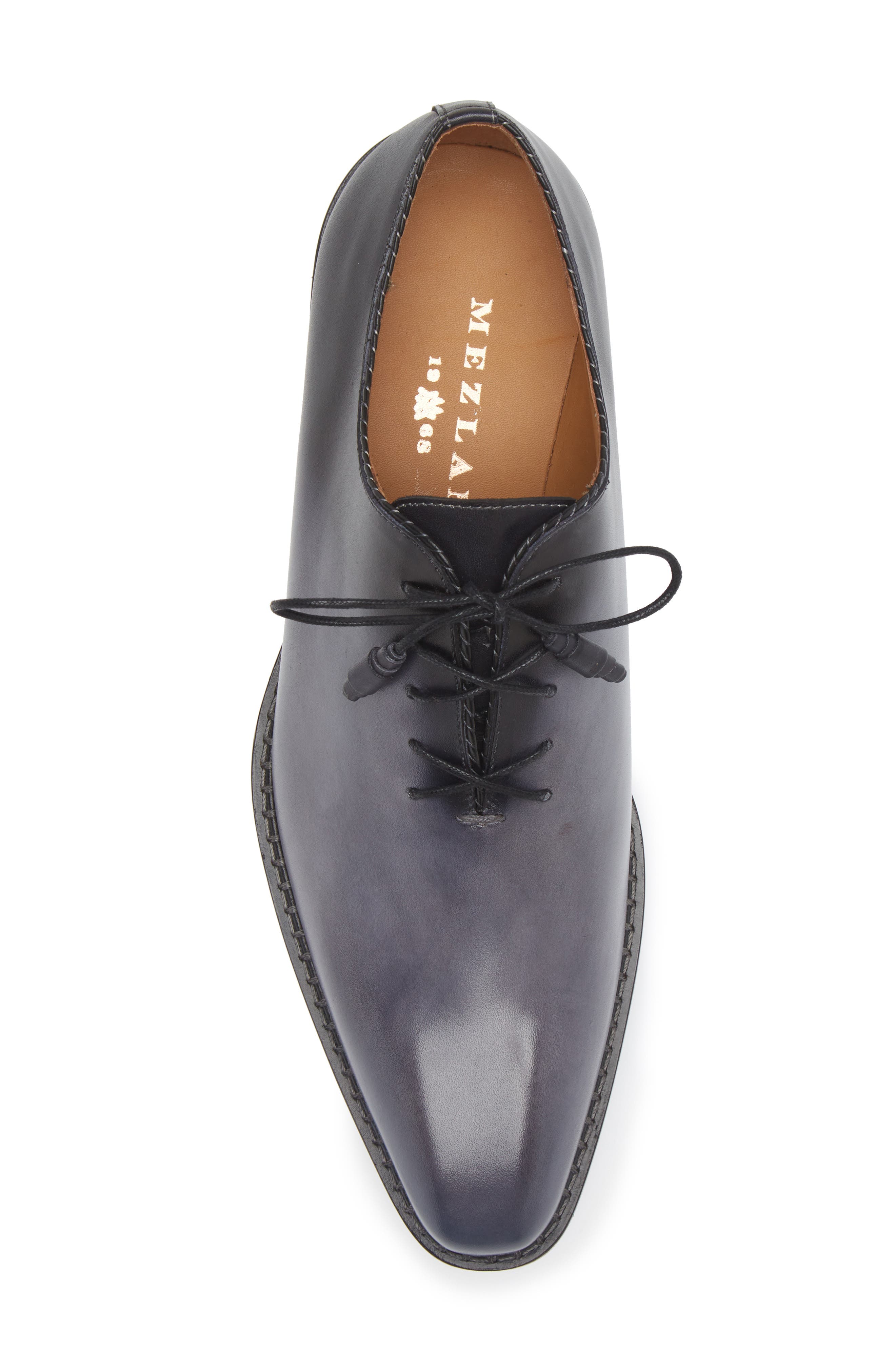 Mezlan Barbaro Oxford, Alternate, color, Grey/ Black