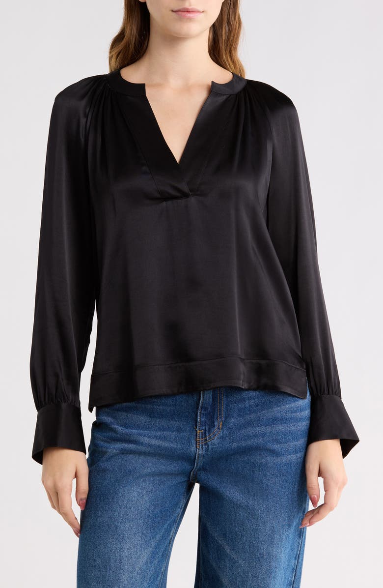 Rails Wynna Long Sleeve Top, Main, color, Black
