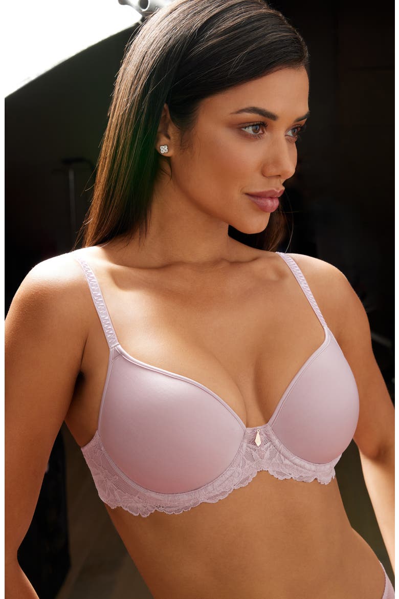 Vivid Attraction Underwire T-Shirt Bra, Alternate, color, WOODROSE