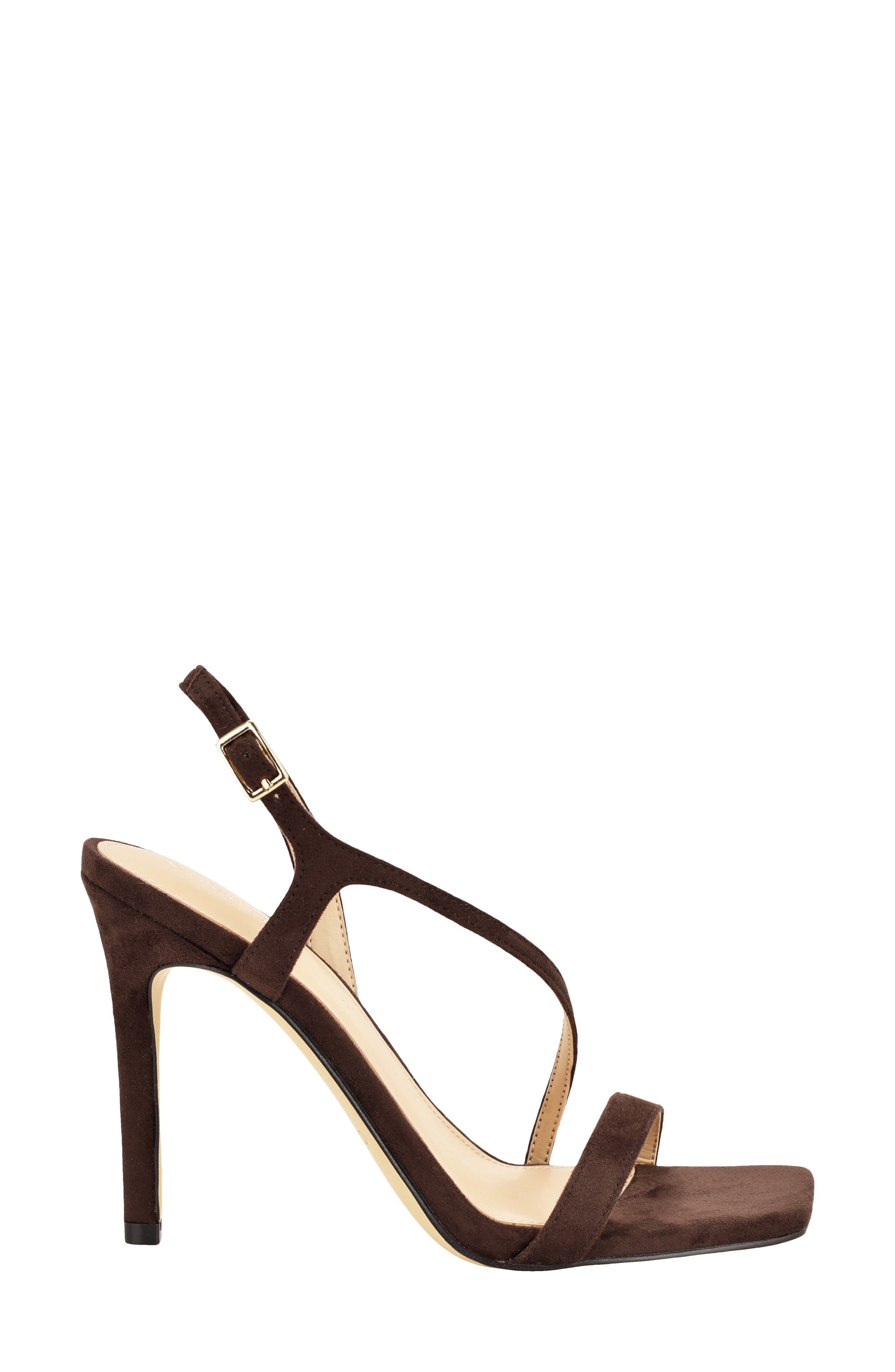 Calvin Klein Tansley Slingback Sandal, Alternate, color, Dark Brown