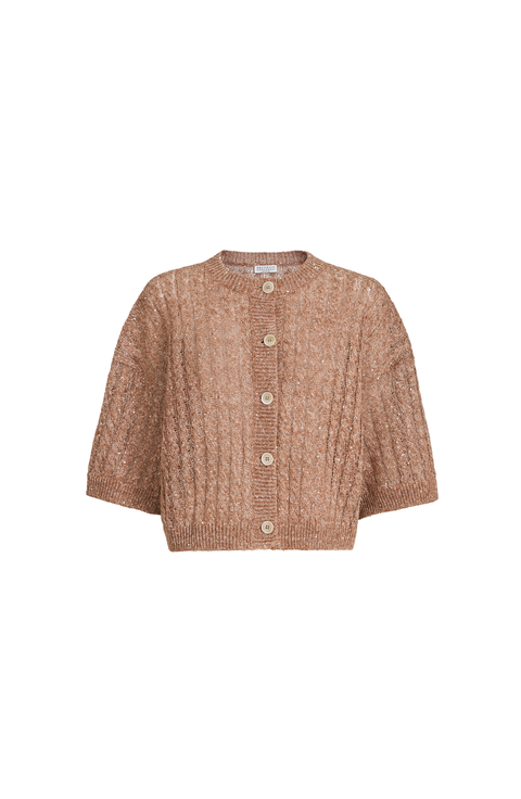Dazzling cable cardigan