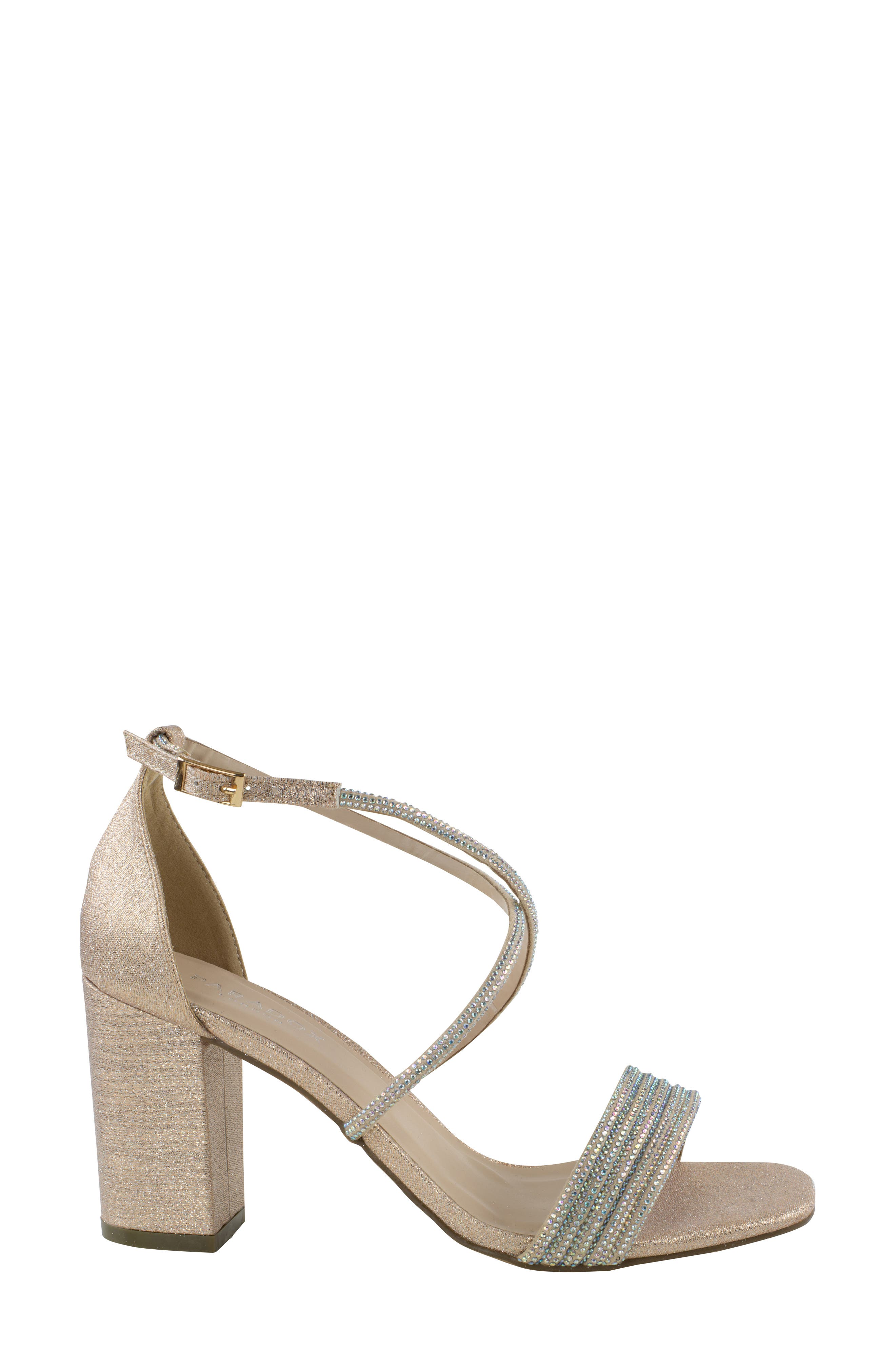 Mackenzie Embellished Sandal, Alternate, color, CHAMPAGNE