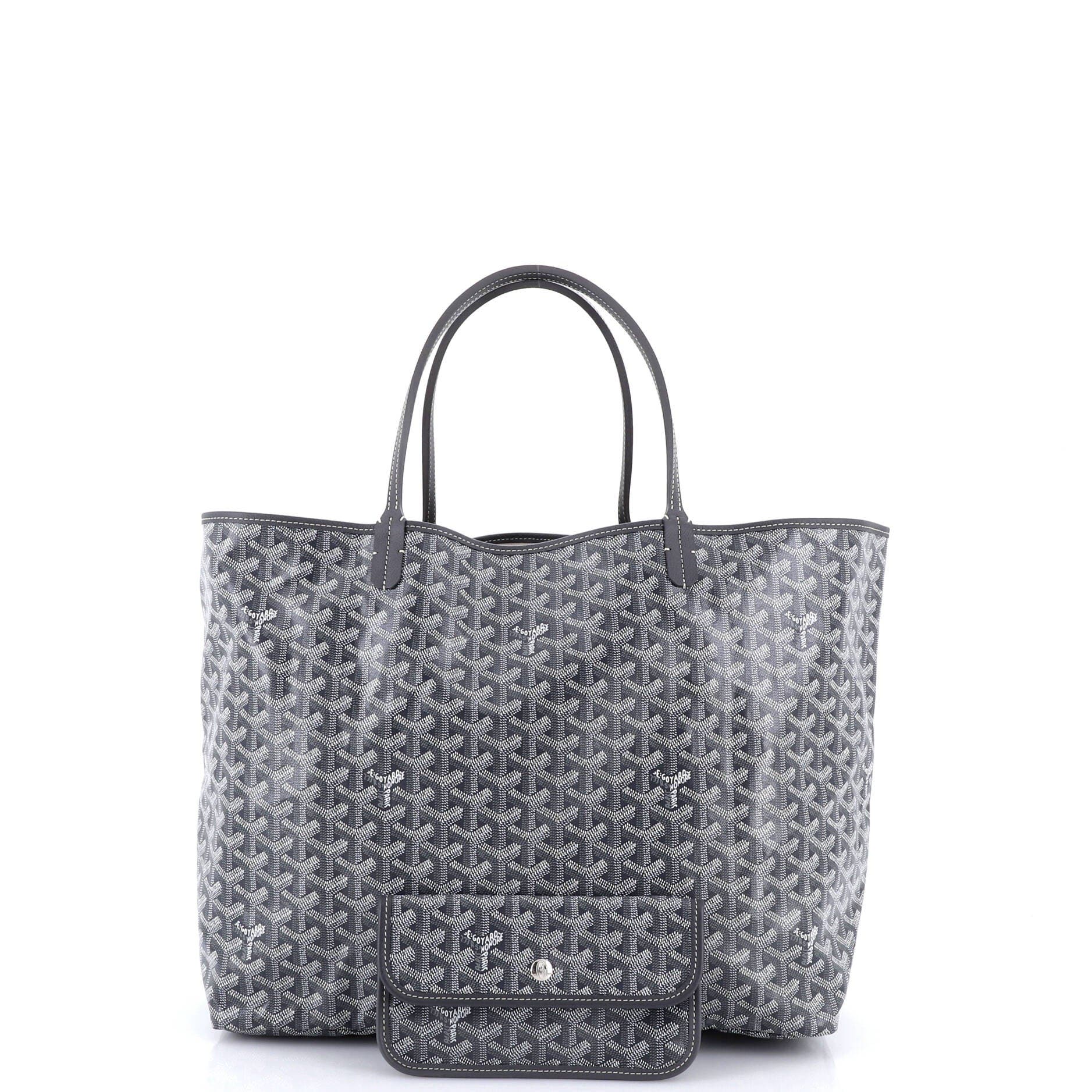 Pre-Owned Goyard Saint Louis Tote Coated Canvas GM, Alternate, color, Gray