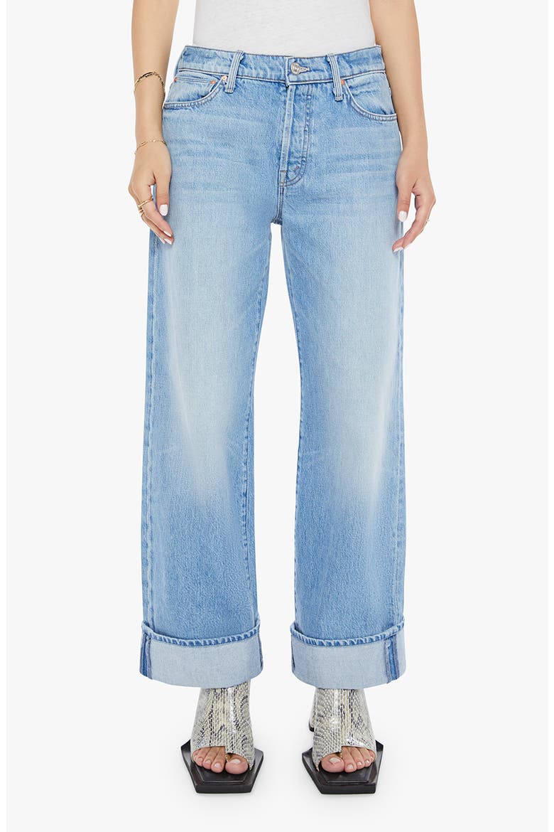 Lil Dodger Button Hover Cuff Wide Leg Jeans, Main, color, FUNK N FLAIR