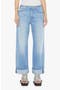 Lil Dodger Button Hover Cuff Wide Leg Jeans