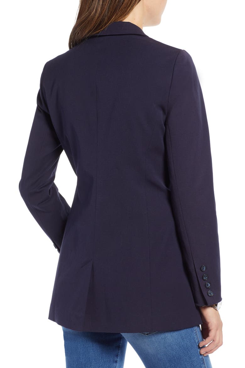 Double Breasted Blazer, Alternate, color, NAVY NIGHT
