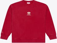 Mitchell & Ness Men's Mitchell & Ness Scarlet San Francisco 49ers Core Essentials Micro Logo Fleece Sweatshirt