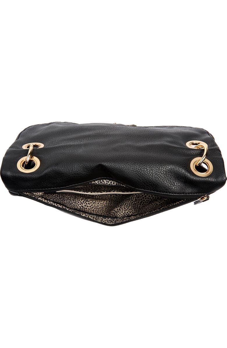 BP. Faux Leather Foldover Tassel Crossbody Bag, Alternate, color,