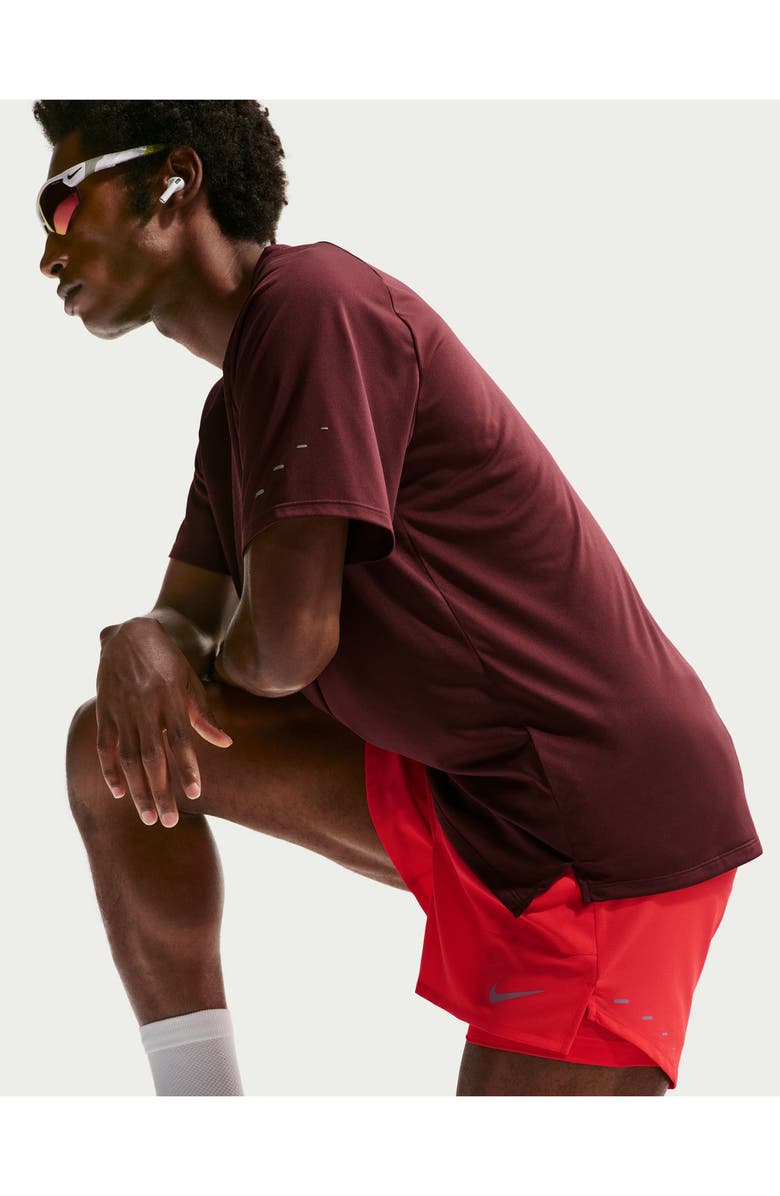 Nike Dri-FIT 5-Inch 2-in-1 Running Shorts, Alternate, color, Light Crimson