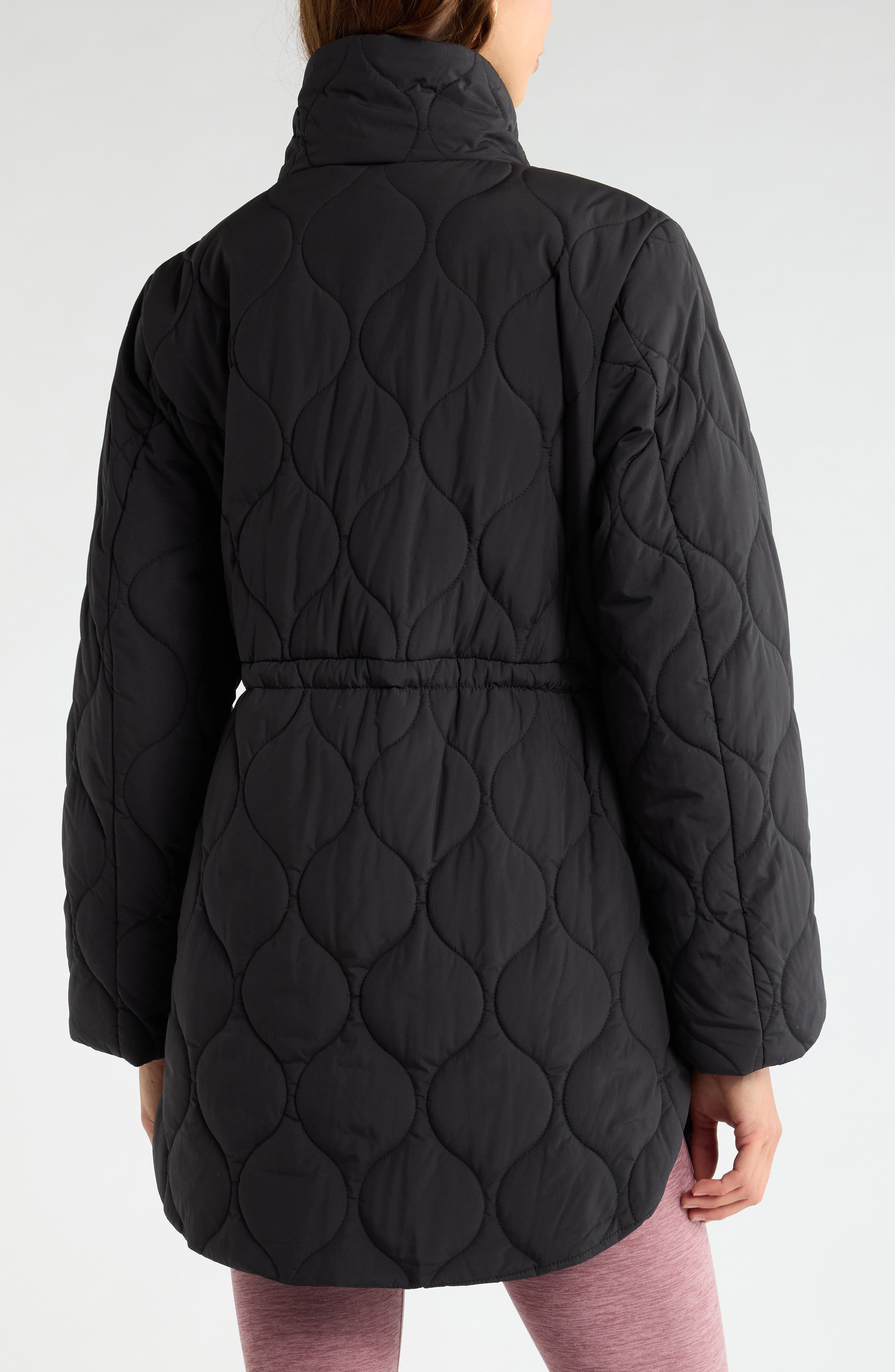 Женские куртки Zella Skyline Longline Quilted Jacket — фото 3