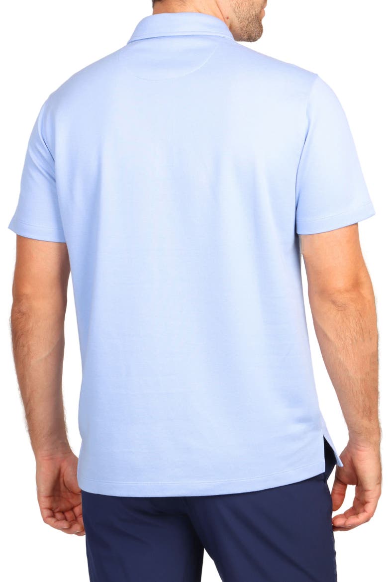 Solid Modal Blend Polo, Alternate, color, SKY BLUE