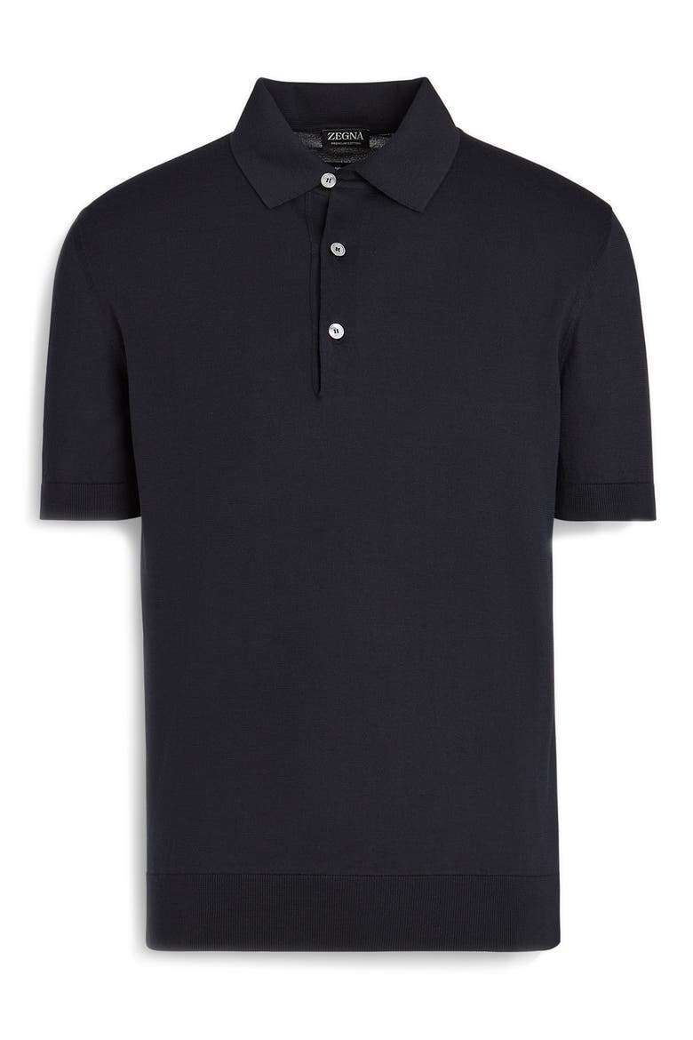 Premium Cotton Polo, Alternate, color, NAVY