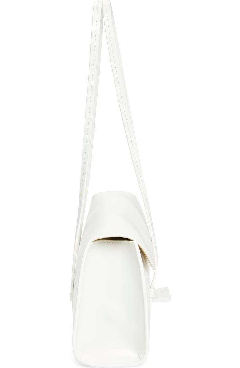 Reformation Elena Leather Shoulder Bag, Alternate, color, White Leather