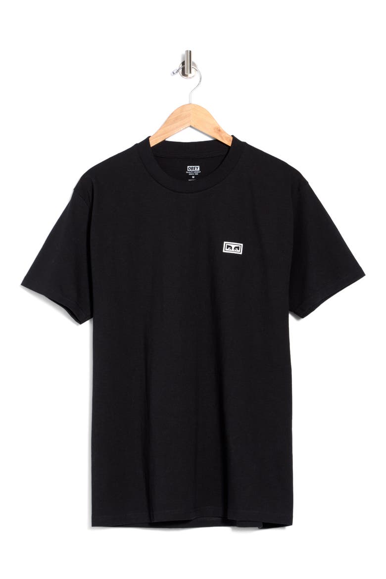 Eyes Cotton Graphic T-Shirt, Main, color, BLACK
